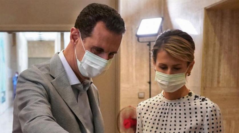 الأسد وزوجته بعد الإصابة بكورونا، ماذا عن حالتهما الصحية؟ 112112