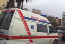 جريح جراء حادث سير في وطى المصيطبة 112112