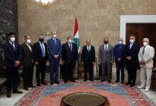 عون مُستقبلاً وفداً من الحزب السوري القومي الاجتماعي 112112