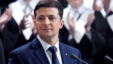 الرئيس الأوكراني مُعلناً أن لقاءه مع نظيره الروسي فلاديمير بوتين على ما يبدو سيتم 112112