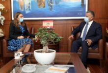 اللواء إبراهيم إستقبل سفيرة الدانيمارك للتباحث في الأوضاع العامة 112112