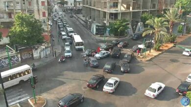 التحكم المروري: حركة المرور كثيفة-جسر الفيات-شارع سامي الصلح 112112