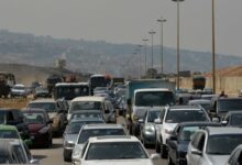 حركة المرور كثيفة من خلدة باتجاه أنفاق المطار 112112