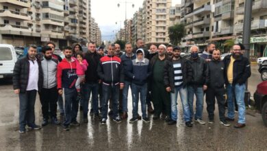 طرابلس: إعتصام لموزعي الخبز 112112