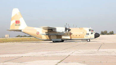 وصول طائرتين مغربيتين محملتين بمواد غذائية هبة الى الجيش 112112