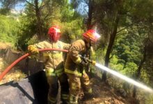 حريق أعشاب واشجار في سرجبال 112112