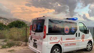 برج البراجنه: جريح جراء حادث سير 112112