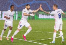 ريال مدريد يُعادل النتيجة مع تشيلسي بعد هدف سجله بنزيمة 112112