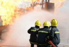 إخماد حريق في صهريج محروقات في بعلبك 112112