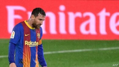 ميسي يرتجف خلال مباراة الكلاسيكو (بالفيديو) 112112