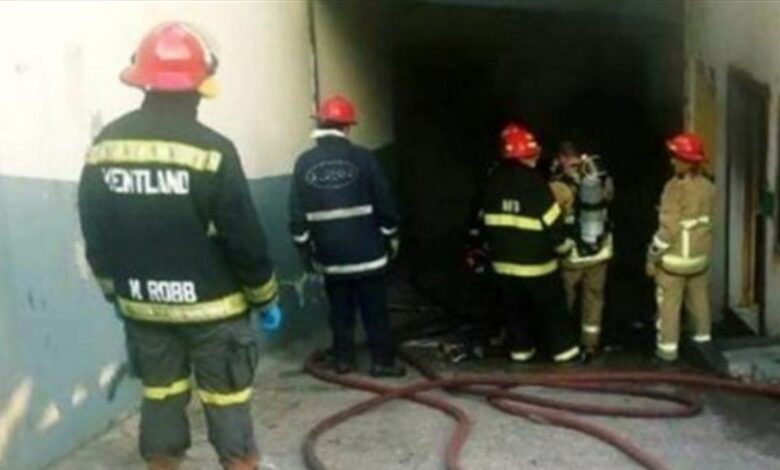 إخماد حريق داخل شقة في مشحا 112112
