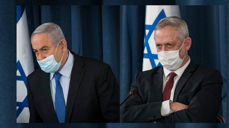 نتنياهو يتفاوض مع غانتس على تناوب منصب رئاسة الوزراء الإسرائيلية 112112