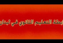 التعليم الثانوي