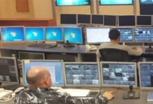 التحكم المروري: تصادم بين سيارتين على اوتوستراد حبوش نتج عنه جريح 112112