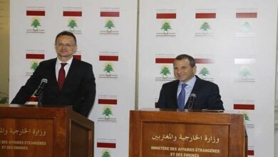 باسيل: وزير الخارجية الهنغاري صديق شخصي لي وصديق لـ لبنان 112112