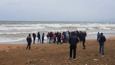تواصل بين لبنان ودمشق لتحديد هوية الفتيات الغارقات على شاطئ طرطوس 112112