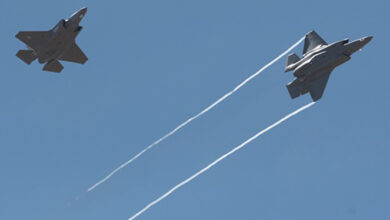 تحليق كثيف للطيران المعادي في أجواء عاليه والمتن الاعلى 112112