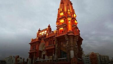 حريق هائل نشب في المقهى الشهير "قصر البارون" في مصر 112112