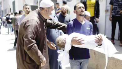 الصحة الفلسطينية: إرتفاع حصيلة ضحايا العدوان الإسرائيلي إلى 218 ضحيّة 112112