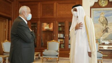 هنيّة يلتقي أمير قطر في الدّوحة 112112