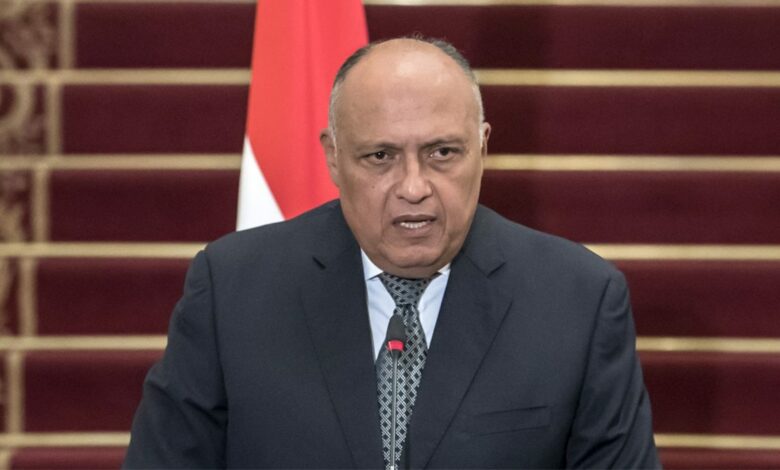 شكري يتحدث عن تطورات المصالحة بين مصر وقطر 112112