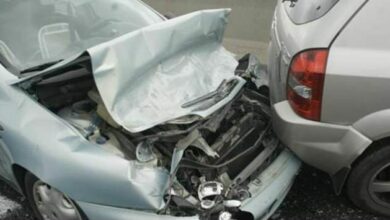 حادث تصادم بين سيارتين محلة مفرق الفالوج نتج عنه جريح 112112