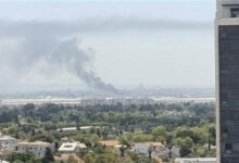 إندلاع حريق كبير قرب مستوطنة “كيدا” في منطقة بنيامين 112112