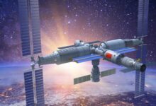 مركبة شحن فضائية صينية التحمت اليوم مع الوحدة الرئيسية لمحطة الفضاء 112112