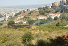 حريق شب في المدينة الصناعية في زحلة 112112