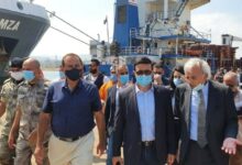 نجار في جولة تفقدية على مرفأ صيدا 112112