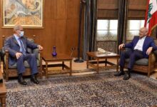 الخازن يزور الرئيس بري في عين التينة 112112