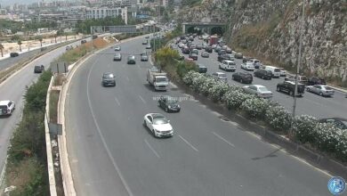 حركة المرور كثيفة من نهرالكلب باتجاه جونيه 112112