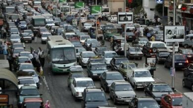 حركة المرور كثيفة من المشرفية باتجاه الرحاب حتى السفارة الكويتية 112112