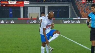 الإتحاد المصري يُعاقب قائد الزمالك بسبب تصرف غير لائق خلال أحد المباريات 112112