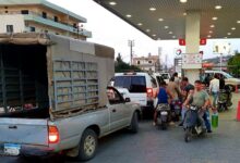 محطات الوقود في صيدا تشهد زحمة كبيرة 112112