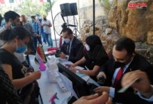 أقلام الإقتراع في السفارة السورية في اليرزة فتخت أبوابها أمام المواطنين السوريين 112112