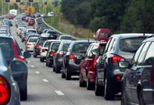 حركة المرور كثيفة على أوتوستراد الحازمية 112112