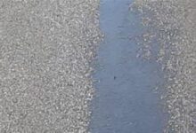 على السائقين توخي الحذر على طريق عام مديرج بسبب تسرب مادة المازوت 112112