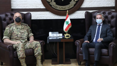 رئيس بعثة الصليب الأحمر الدولي في لبنان زار قائد الجيش 112112