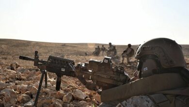 تمارين تدريبية للجيش في منطقة جرد العاقورة 112112