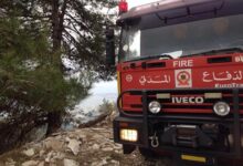 إخماد حريق شب في أعشاب وأشجار حرجية في حراجل-كسروان 112112