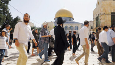 عشرات المستوطنين يقتحمون ساحات المسجد الأقصى بتغطية إسرائيلية 112112