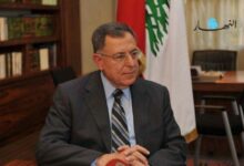 لقاء جمع السنيورة وسفير النرويج 112112