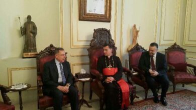 الراعي يستقبل السنيورة 112112