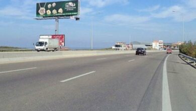 إعادة فتح السير على أوتوستراد الناعمة بالاتجاهين 112112