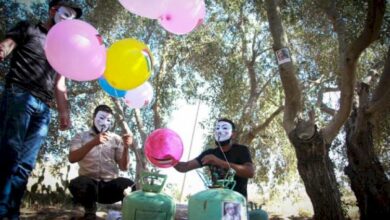 ​البالونات الحارقة​ أتت على 13 ألف دونمًا في مناطق المستوطنات خلال الشهر الماضي 112112