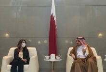 وصول الوزيرة عكر الى الدّوحة وسلسلة لقاءات بانتظارها 112112