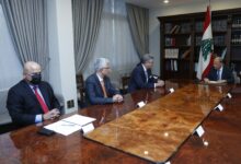 الرئيس عون يعرض مع نائب رئيس مجموعة البنك الدولي لشؤون منطقة الشرق الأوسط دور البنك في مساعدة لبنان في المرحلة الراهنة 112112