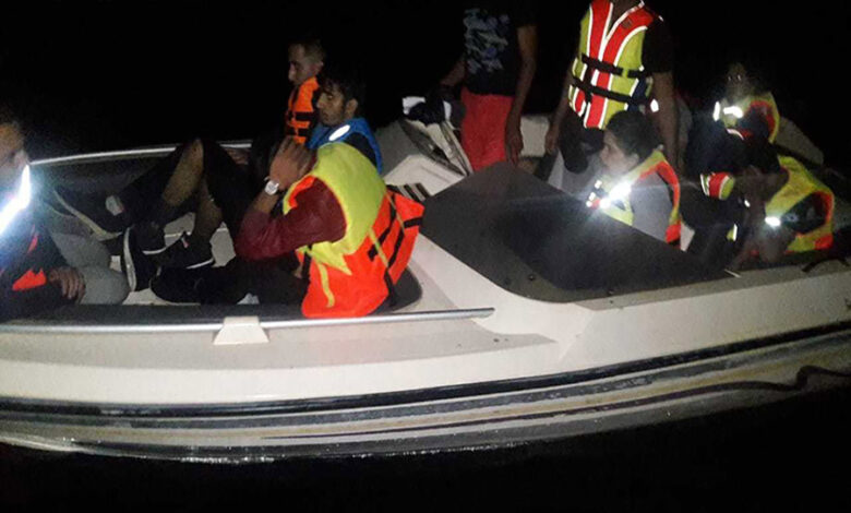 عملية تهريب أشخاص عبر البحر باءت بالفشل 112112