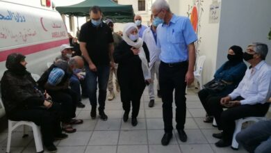 النائب بهية الحريري تفقّدت سير عملية التلقيح في اليوم الثاني من ماراثون فايزر 112112